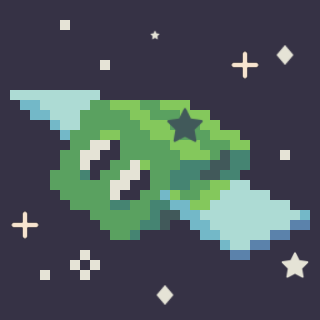 "Looker Bee (For Starving Artists)," Pixel Art, 2024